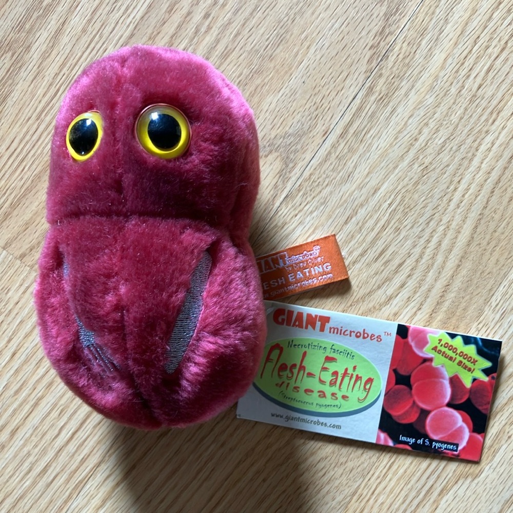 Red Plush Toy Octopus with Soft Accents